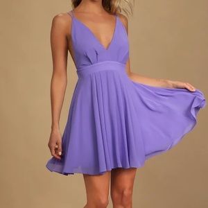 Lavender Dress LULU’s small NWOT